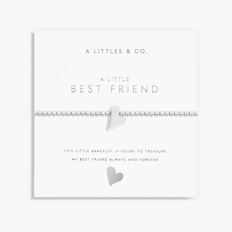 A Littles & Co : A Little Best Friend Bracelet - Solid Heart