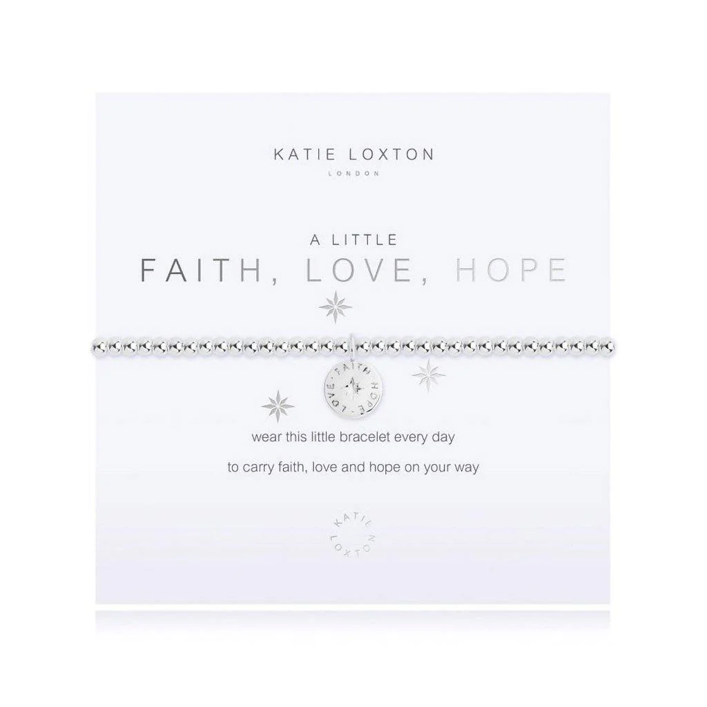 A Littles & Co : A Little Faith Love Hope Bracelet