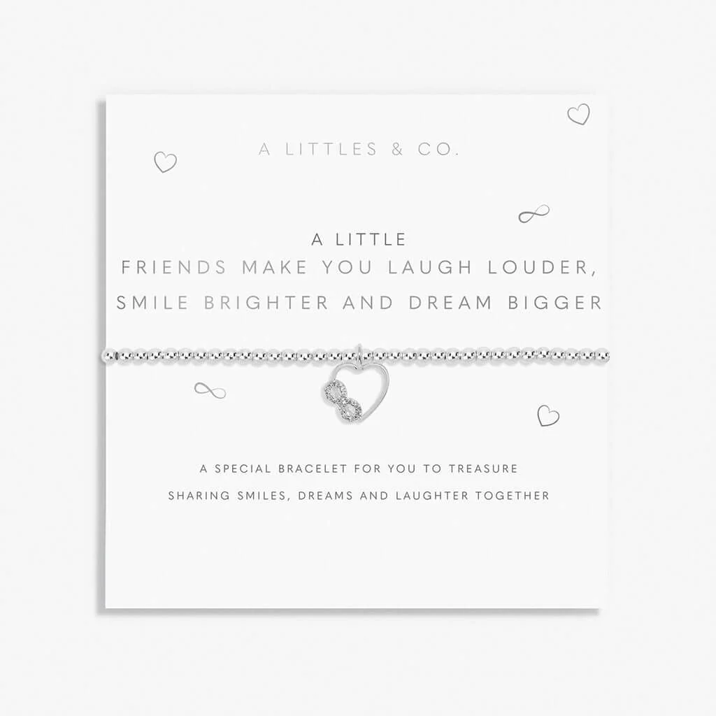 A Littles & Co : A Little 'Friends Make You Laugh Louder, Smile Brighter And Dream Bigger' Bracelet
