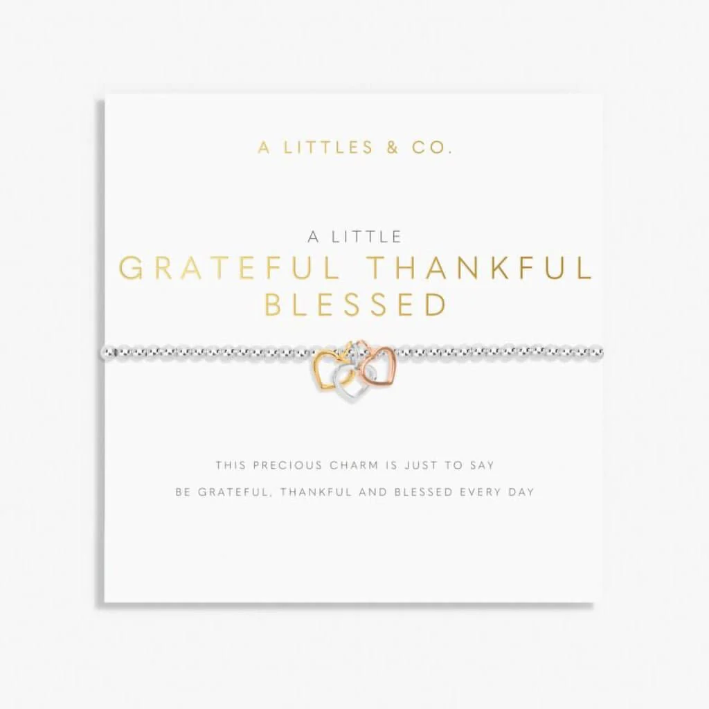 A Littles & Co : A Little 'Grateful, Thankful, Blessed' Bracelet