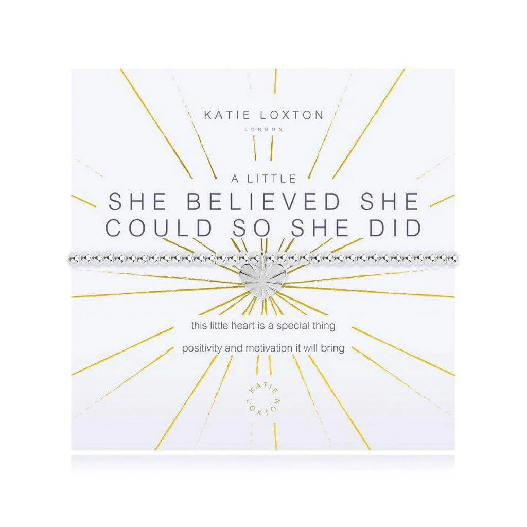 A Littles & Co : A Little She Believed She Could So She Did Bracelet
