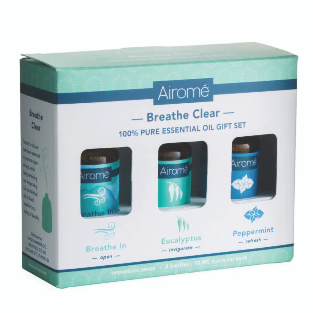 Airomé : 15 ML Breathe Clear Essential Oils Gift Set