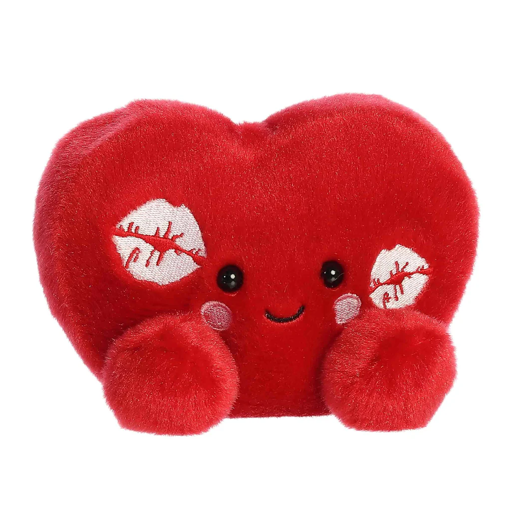 Aurora : Palm Pals Kimi Kisses Heart Stuffed Animal - Image 2