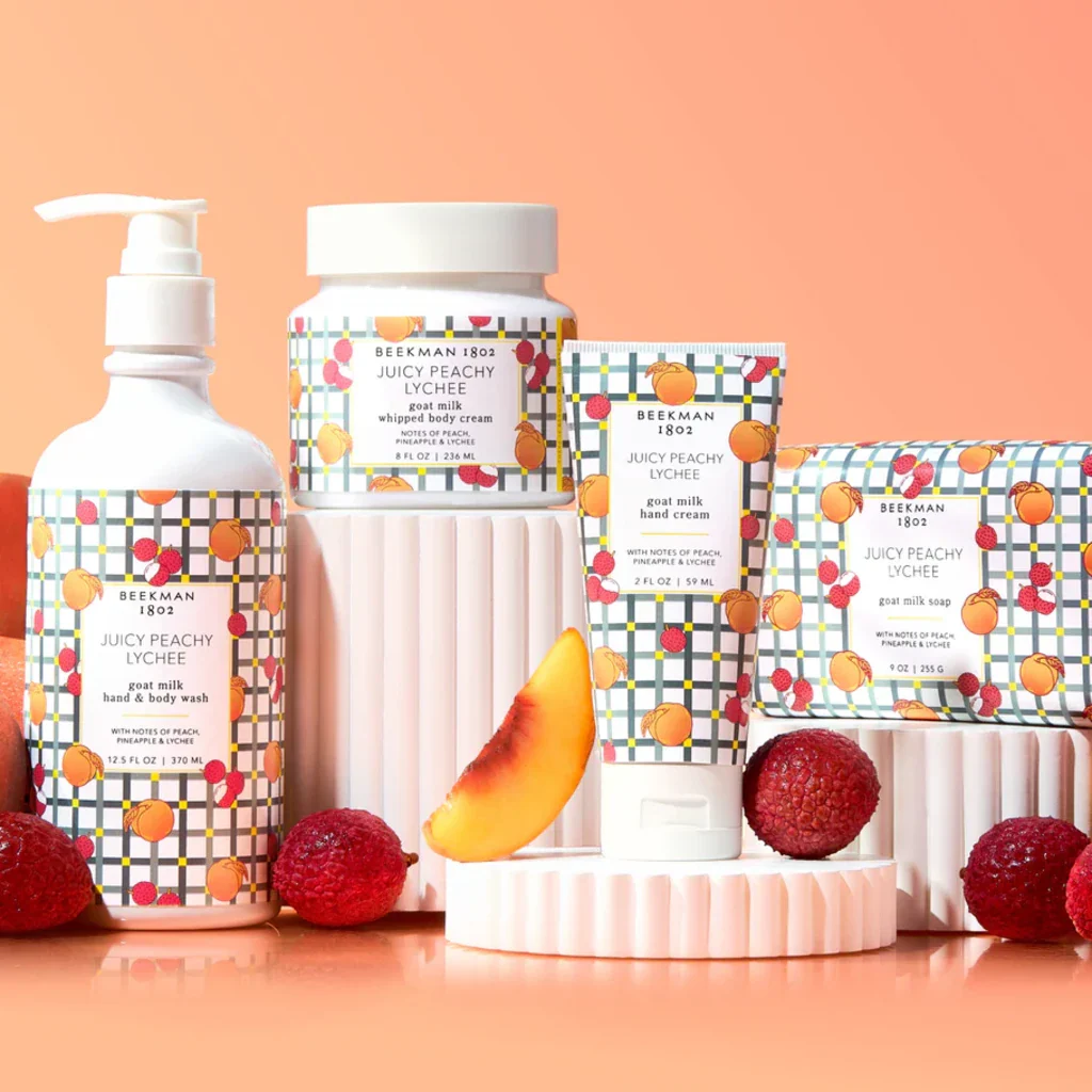 Beekman: Juicy Peachy Lychee Hand Cream - Image 5