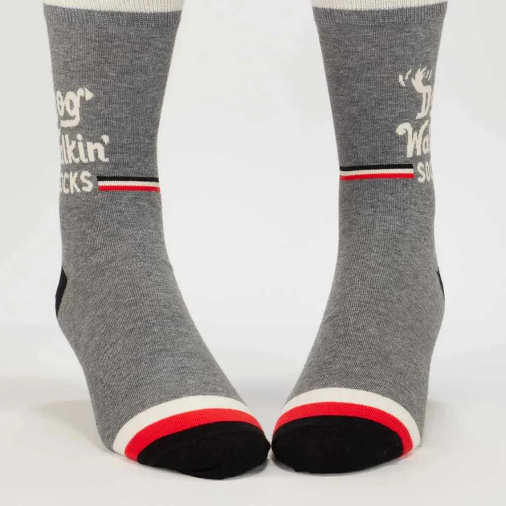 Blue Q : Dog Walkin' Crew Socks - Image 2