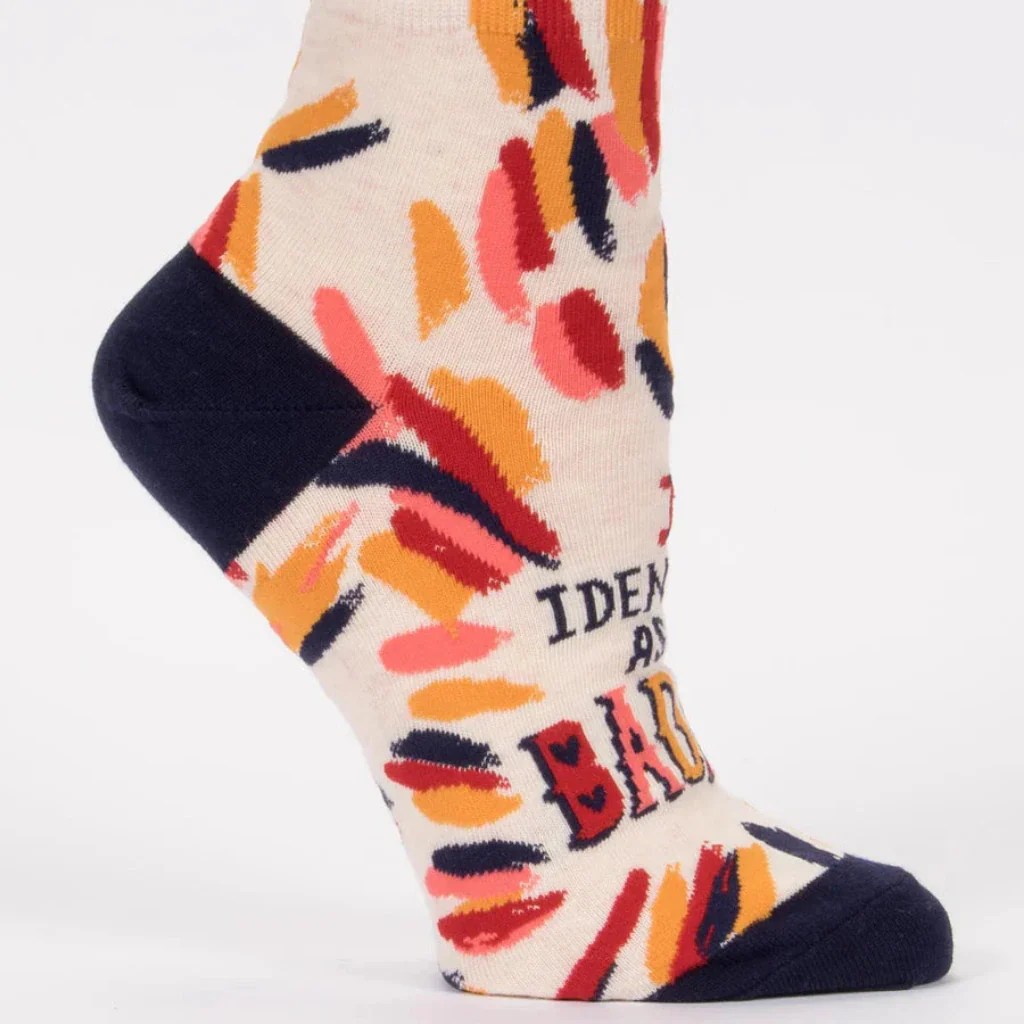Blue Q : I Identify As A Badass Ankle Socks - Image 2