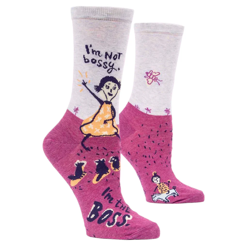 Blue Q : Women's Socks - I'm Not Bossy, I'm The Boss