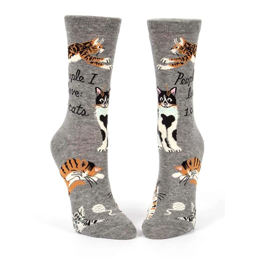 Blue Q : Women's Socks - "People I Love: Cats" - Image 2