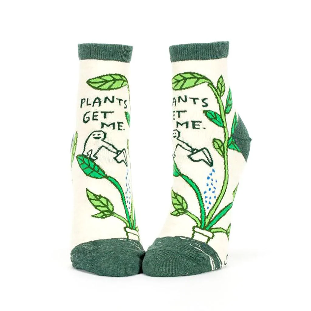 Blue Q : Women's Socks - "Plants Get Me"