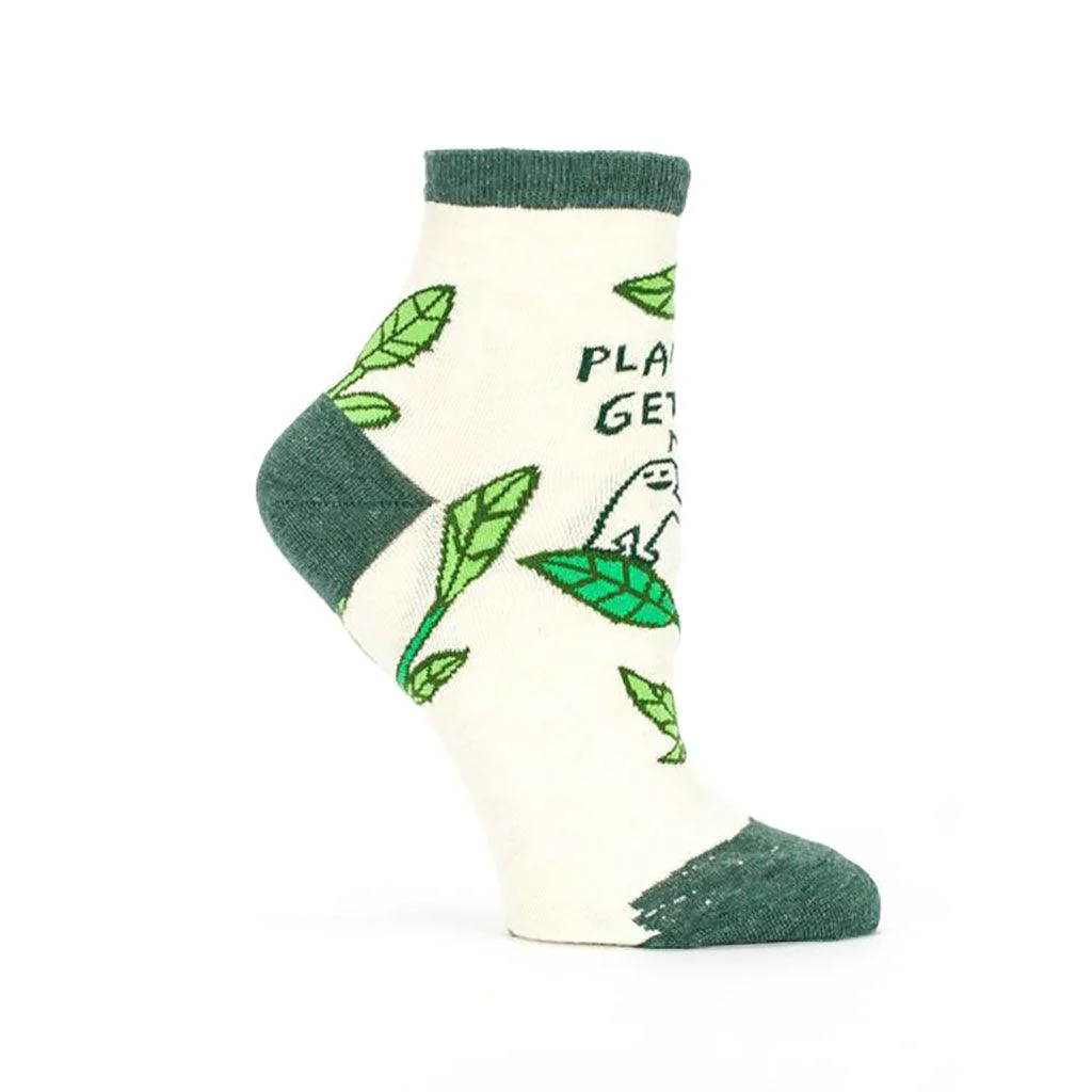 Blue Q : Women's Socks - "Plants Get Me" - Image 2