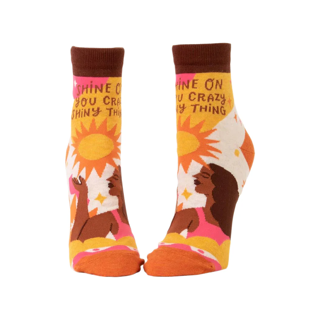 Blue Q : Women's Socks - Shine On You Cr*zy Shiny Thing