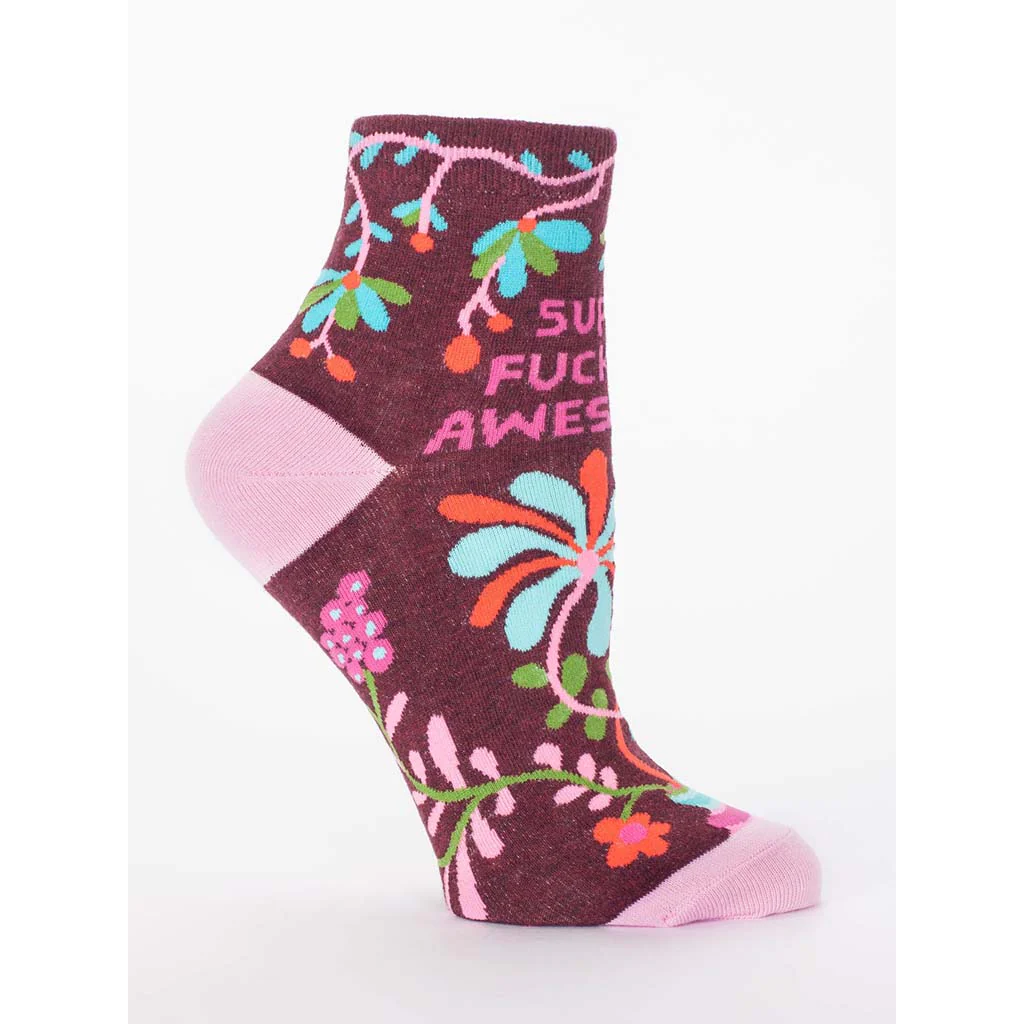 Blue Q : Women's Socks - Super F**cking Awesome - Image 2