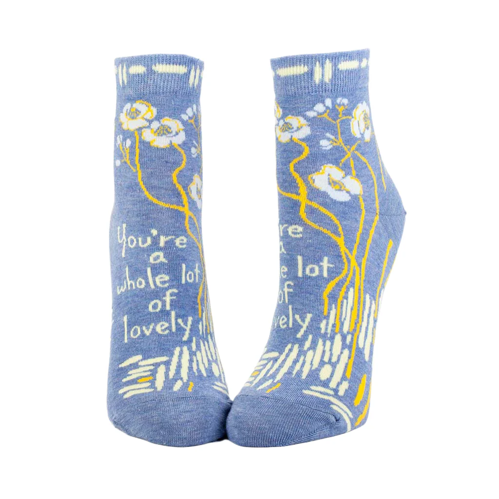 Blue Q : Women's Socks - You're a Whole Lotta Lovely