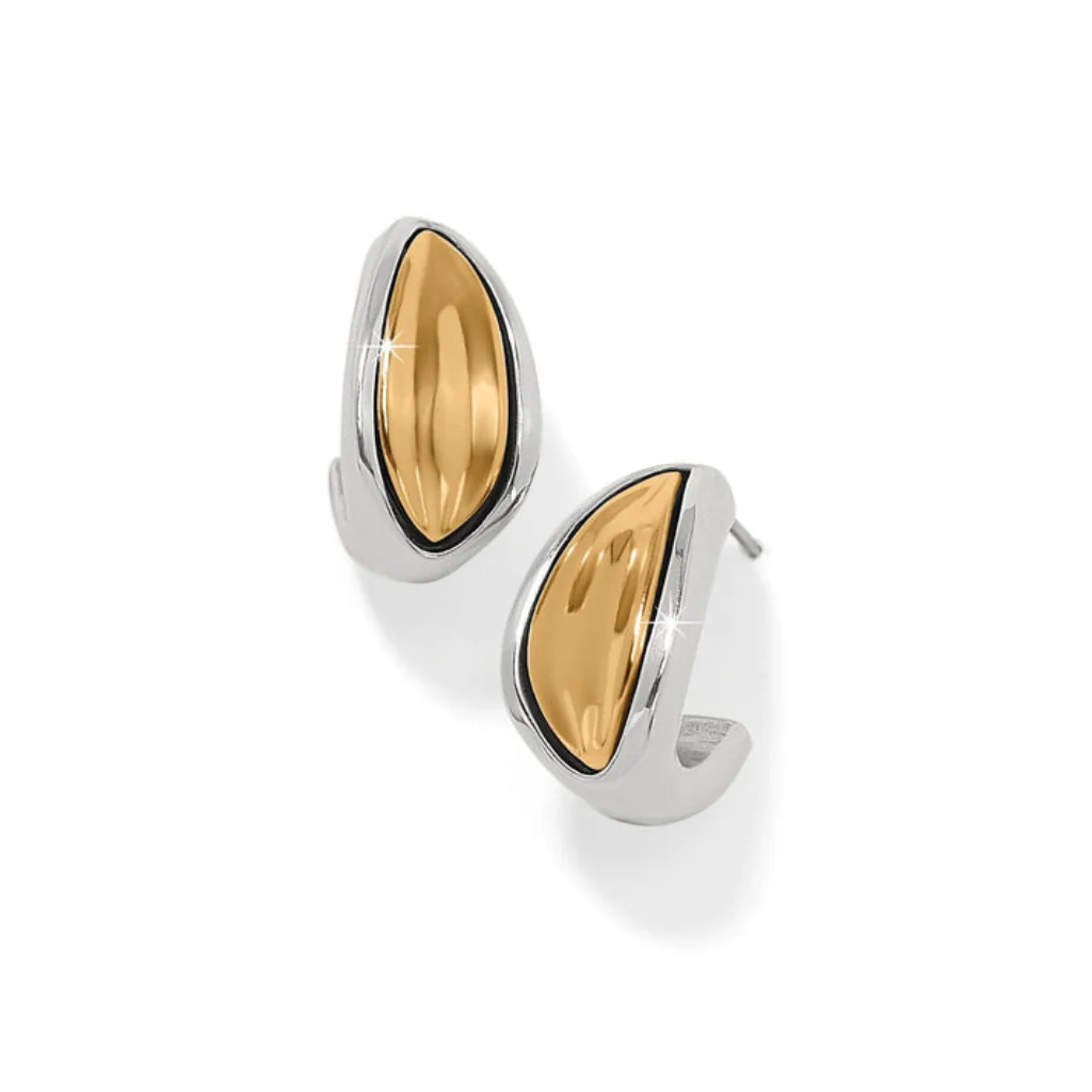 Brighton : Cascade Two Tone Hoop Earrings