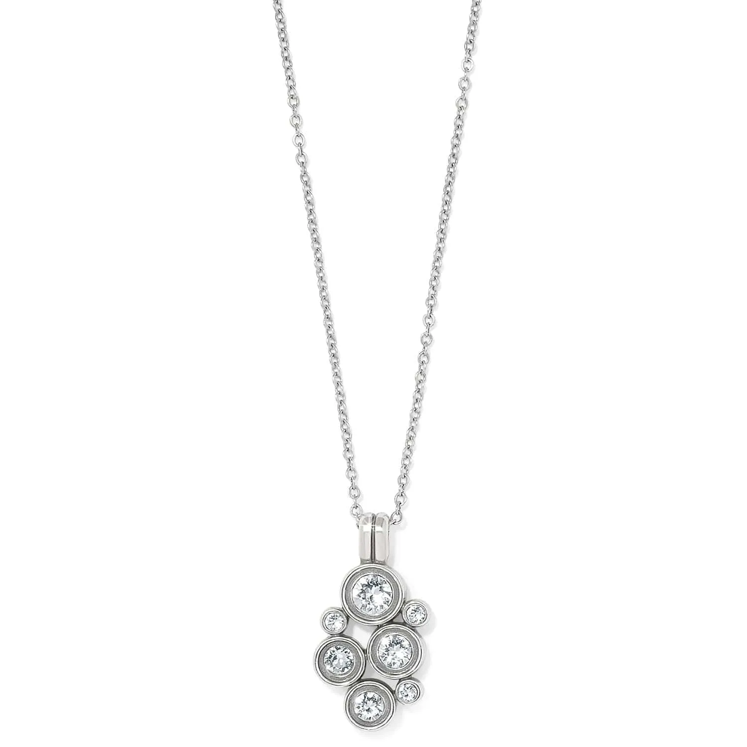 Brighton - Constella Cluster Crystal Necklace - White