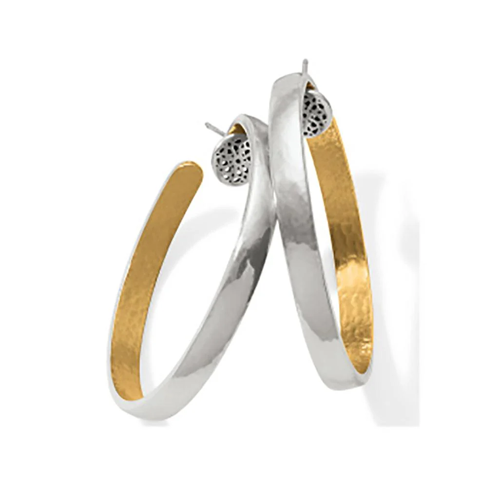 Brighton : Ferrara Entrata Medium Hoop Earrings