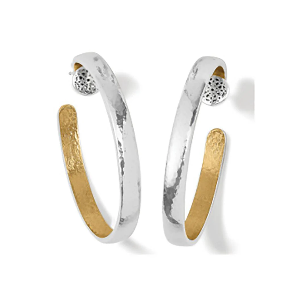 Brighton : Ferrara Entrata Medium Hoop Earrings - Image 2