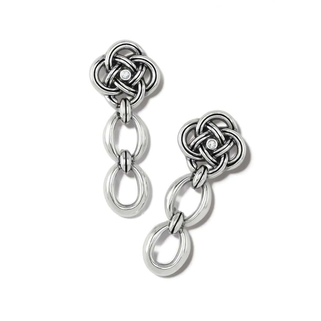 Brighton : Interlok Knot Link Post Drop Earrings