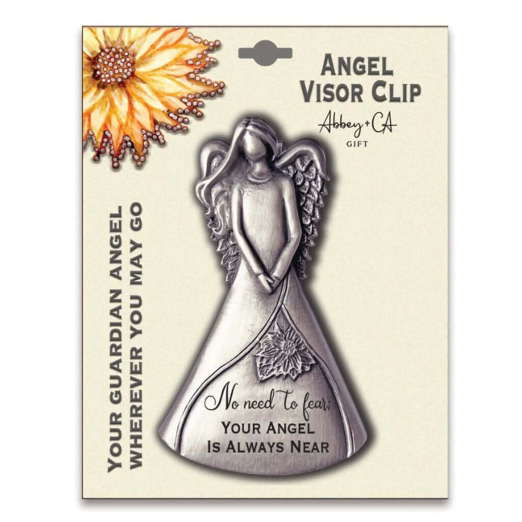 Cathedral Art : Angel Visor Clip – No Need To Fear (Carded)
