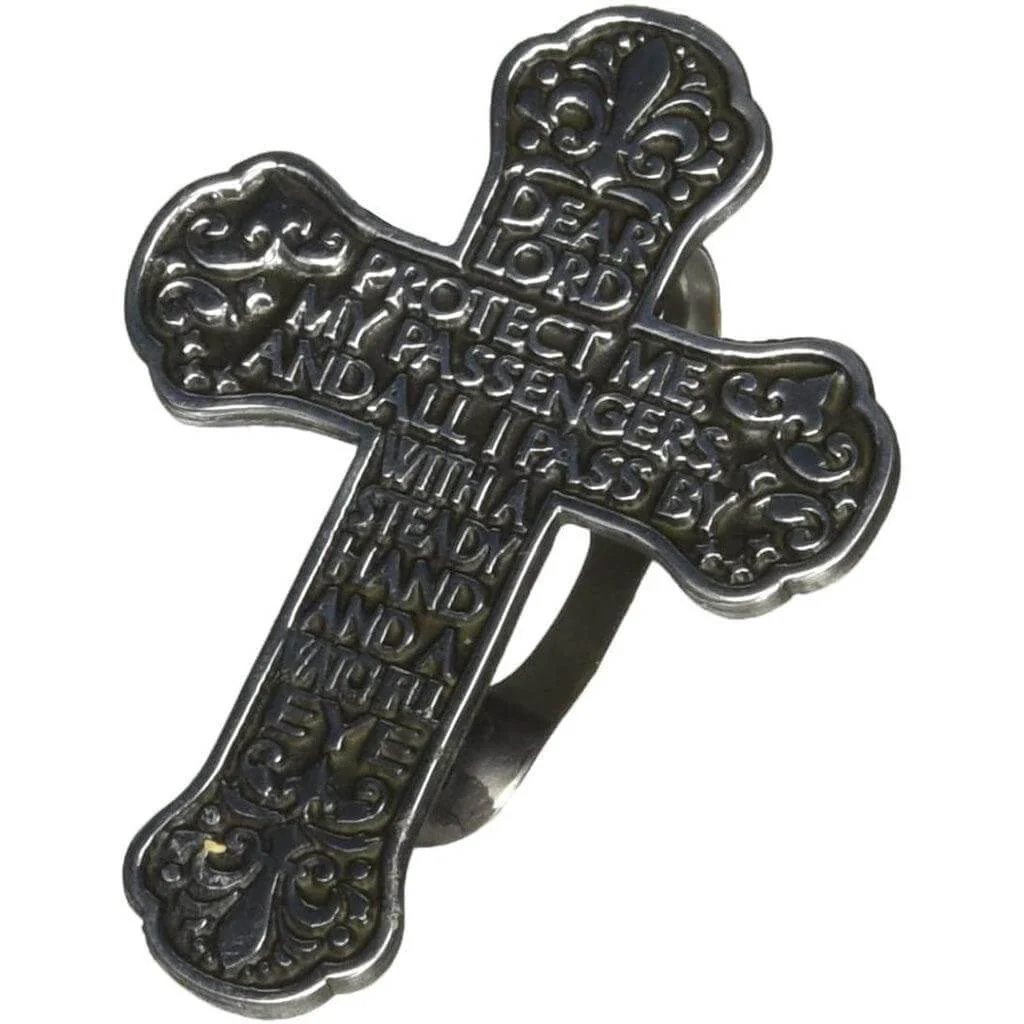 Cathedral Art : Traveler's Prayer Cross Auto Visor Clip - Image 2