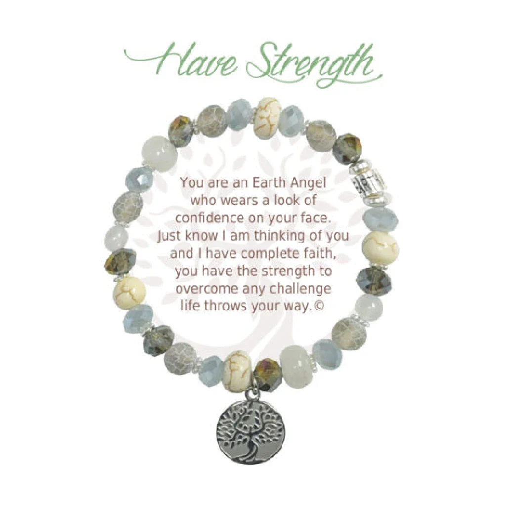 CLOCK IT TO YA : Have Strength Bracelet