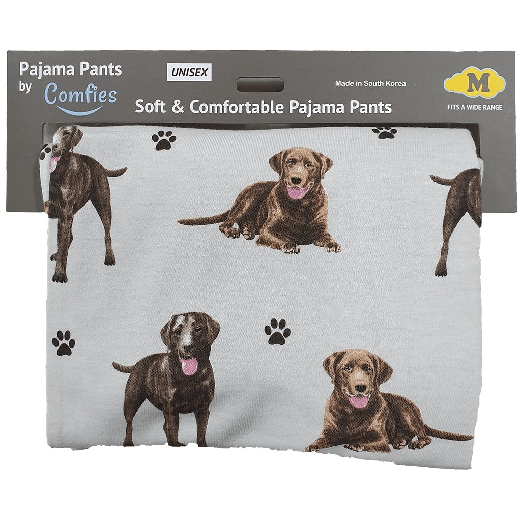 Comfies :  Pajama Bottoms - Chocolate Labrador - Image 3