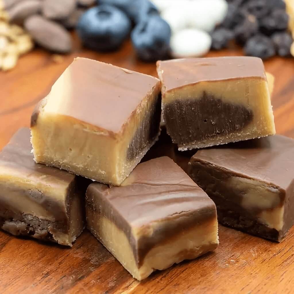 Country Fresh : Chocolate Peanut Butter Fudge 6oz - Image 4