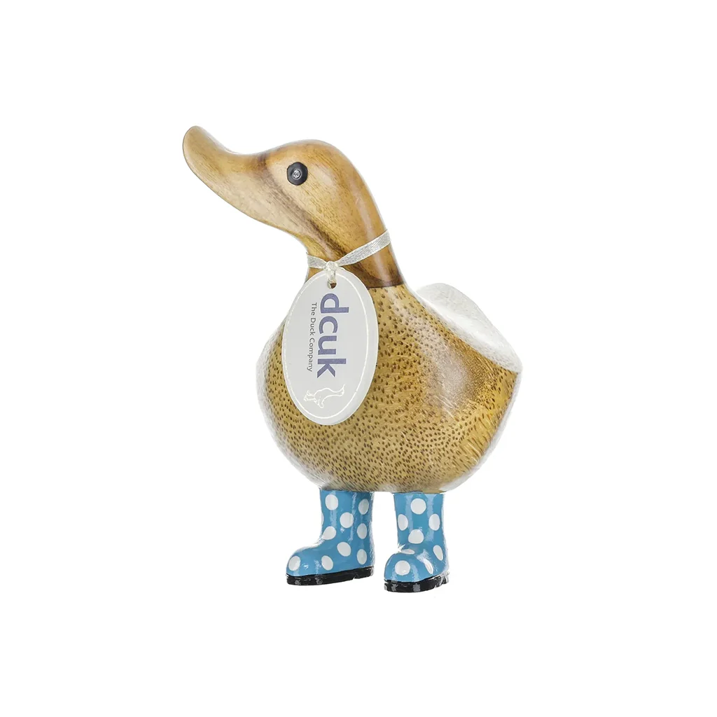 DCUK : Spotty Boots Duckys – Hand-Carved Bamboo Root Figurines - Image 5