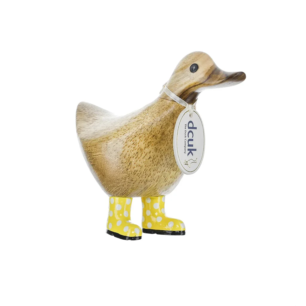 DCUK : Spotty Boots Duckys – Hand-Carved Bamboo Root Figurines - Image 6