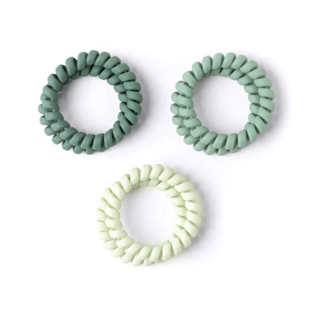 DM Merchandising : Crush Kinda Spiraling Coil Hair Ties - Assorted by style/color. Includes 1 at random - Image 2