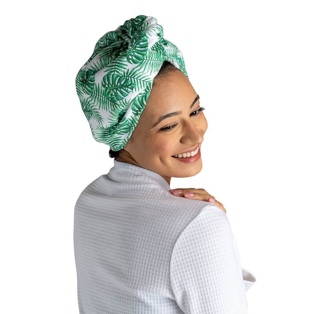 DM Merchandising : Lemon Lavender Plot Twist Microfiber Turbo Towel - Assorted 1 at random. Style can not be chosen - Image 6