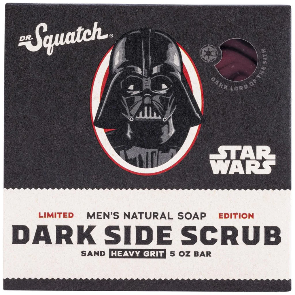 Dr. Squatch : Star Wars - Dark Side Scrub Bar Soap - 5 oz