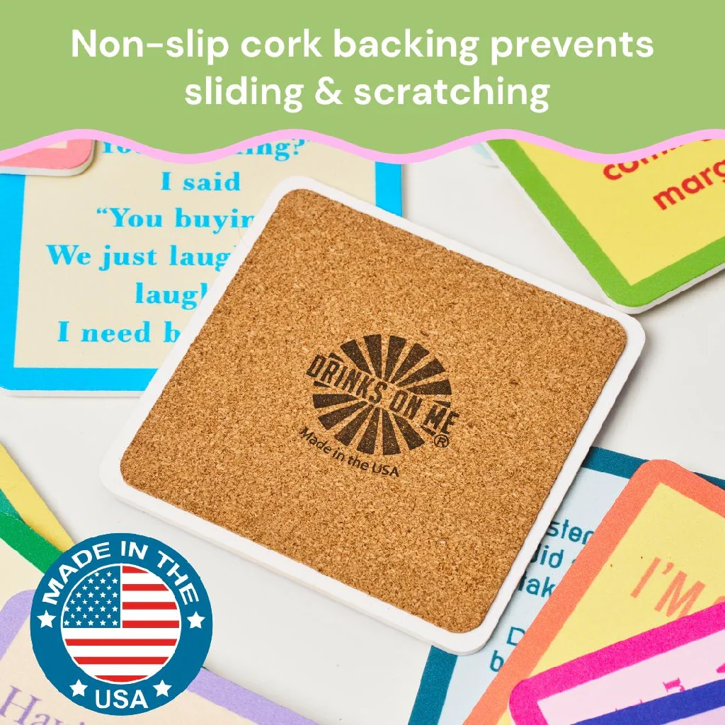 Drinks On Me : 5 Missed Calls Coaster - Image 5