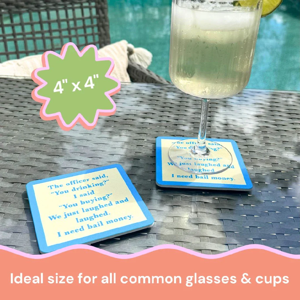 Drinks On Me : Mom Was Right Coaster - Image 2