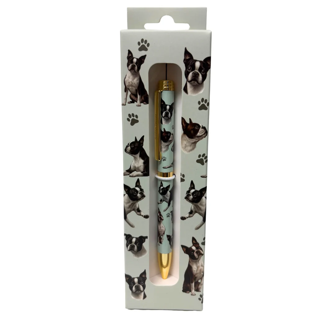 E & S : Boston Terrier Ball Point Pen