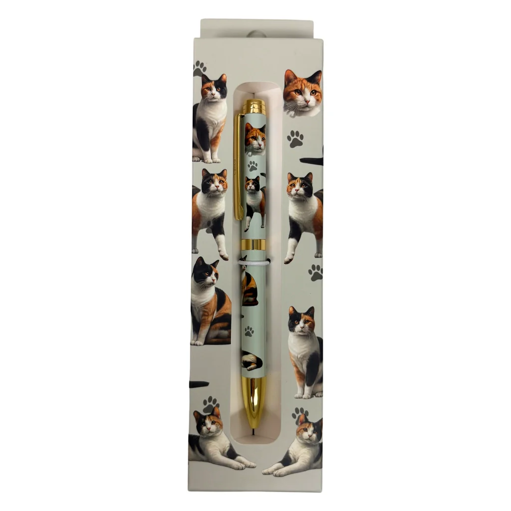 E & S : Calico Cat Ball Point Pen