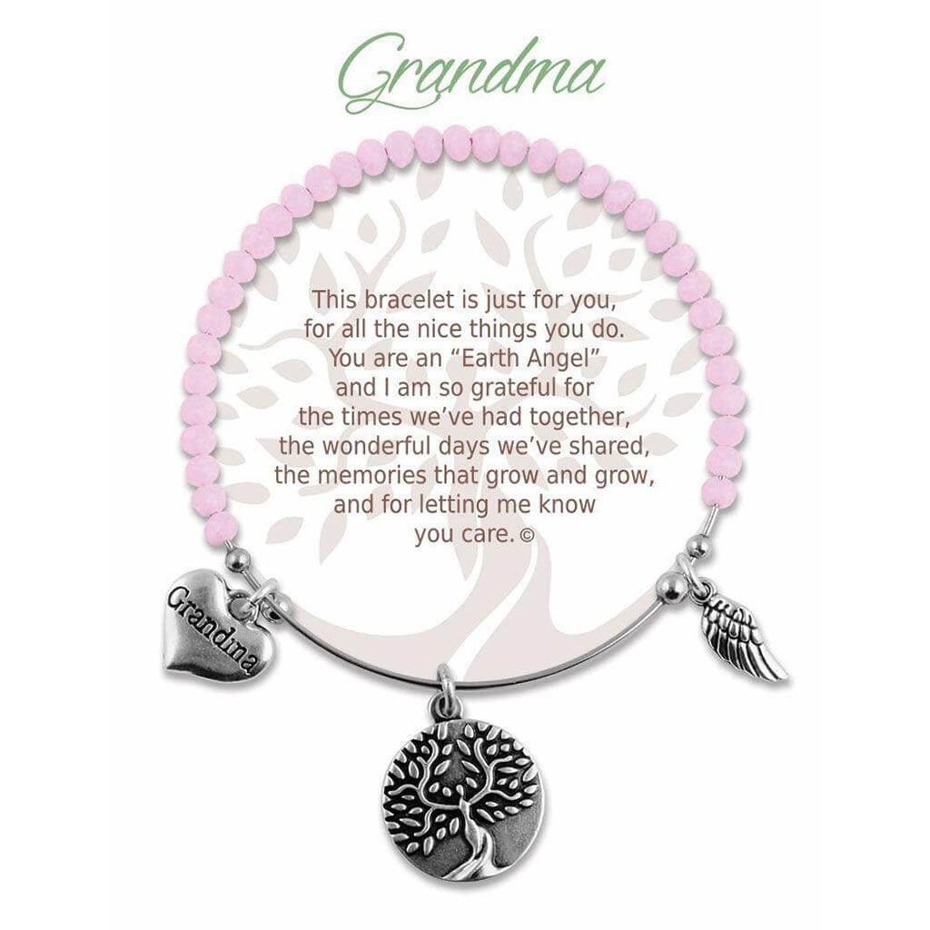Earth Angel : Grandma Radiant Pink Stone Bracelet