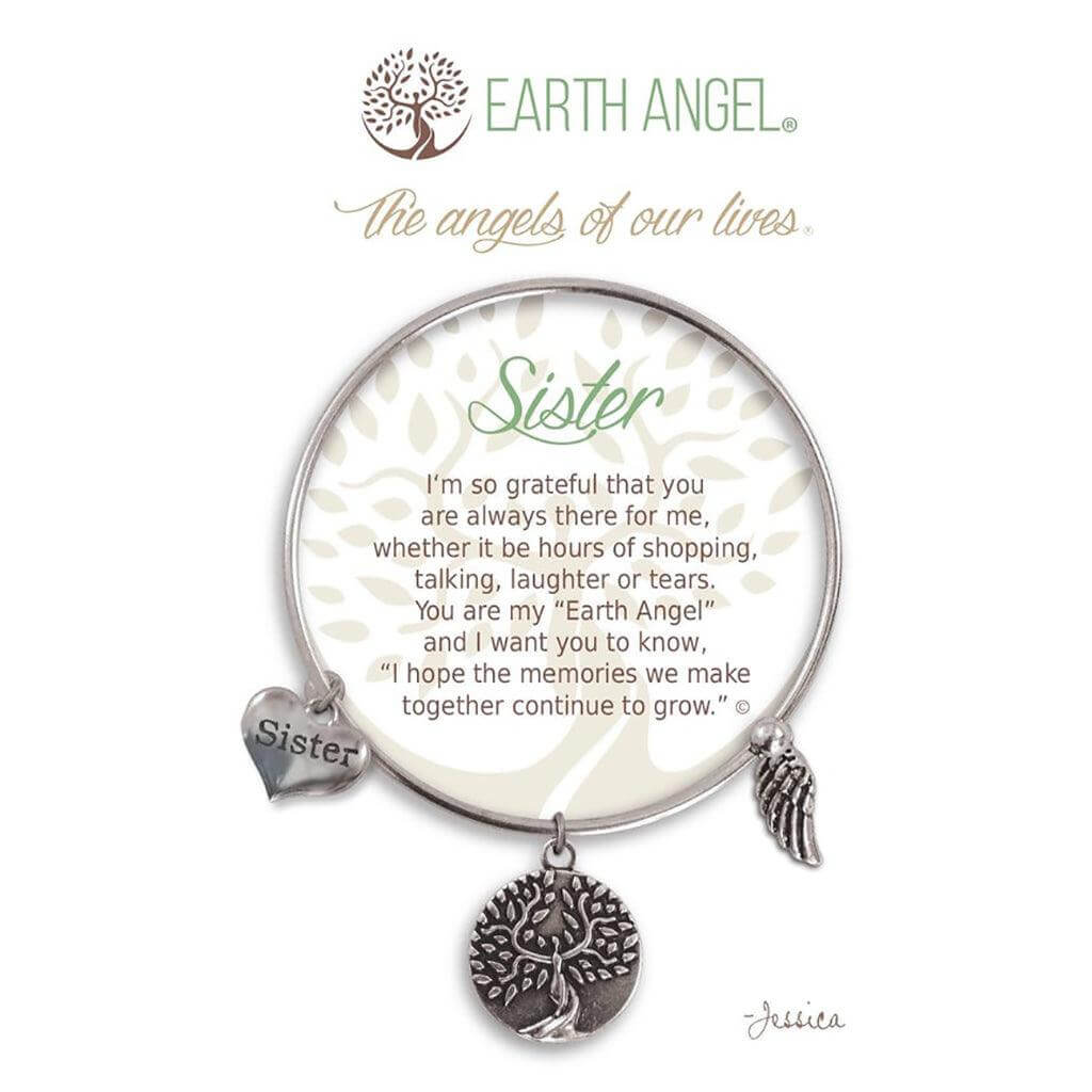 Earth Angel : Sister Bracelet in Silver