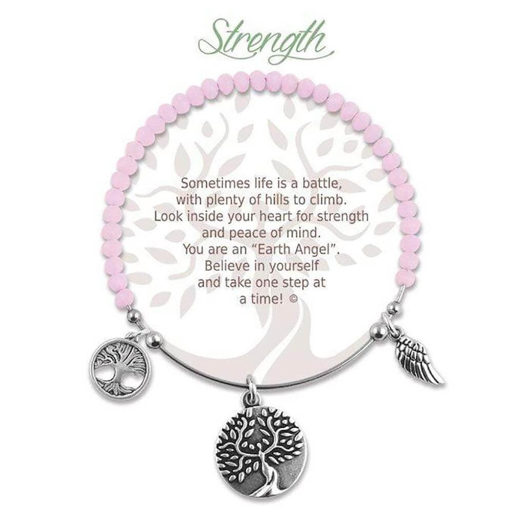 Earth Angel : Strength Radiant Pink Stone Bracelet