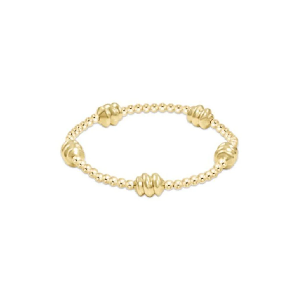 enewton design : Admire Gold 3mm Bead Extended Bracelet 7.25" - Gold