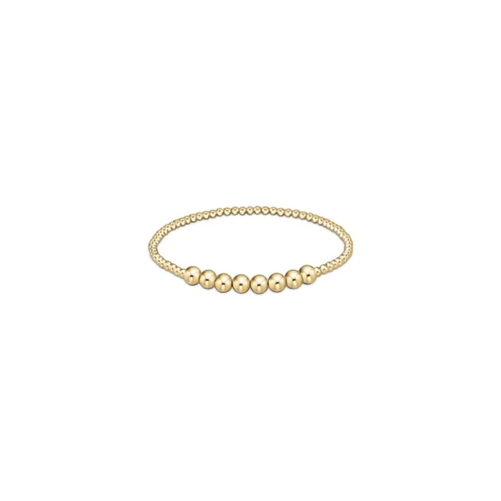 enewton design : Classic Beaded Bliss Bead Bracelet 6.25" - Gold