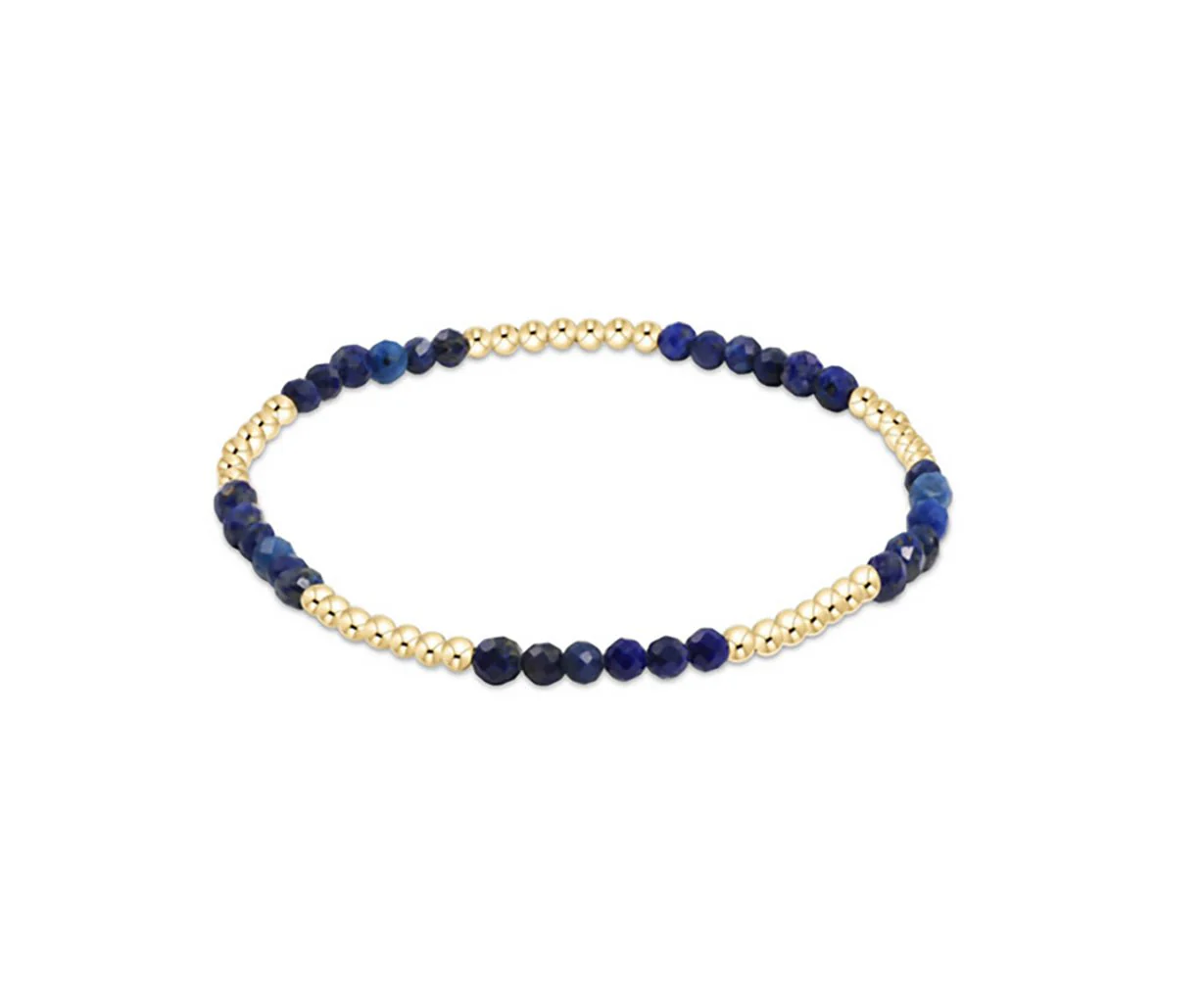 enewton design : Classic blissful pattern 2.5mm bead bracelet 6.25" - Lapis