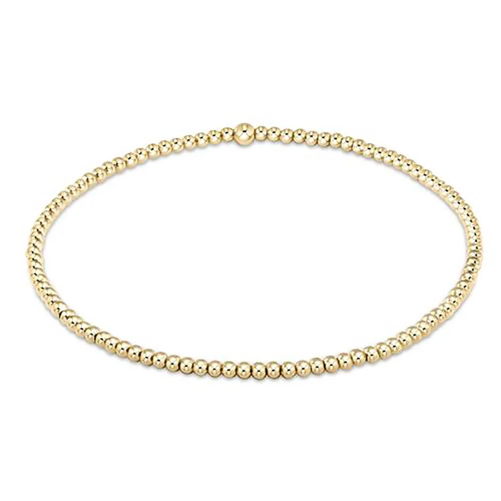 enewton design  : Classic Gold 2mm Bead Bracelet 6.25"