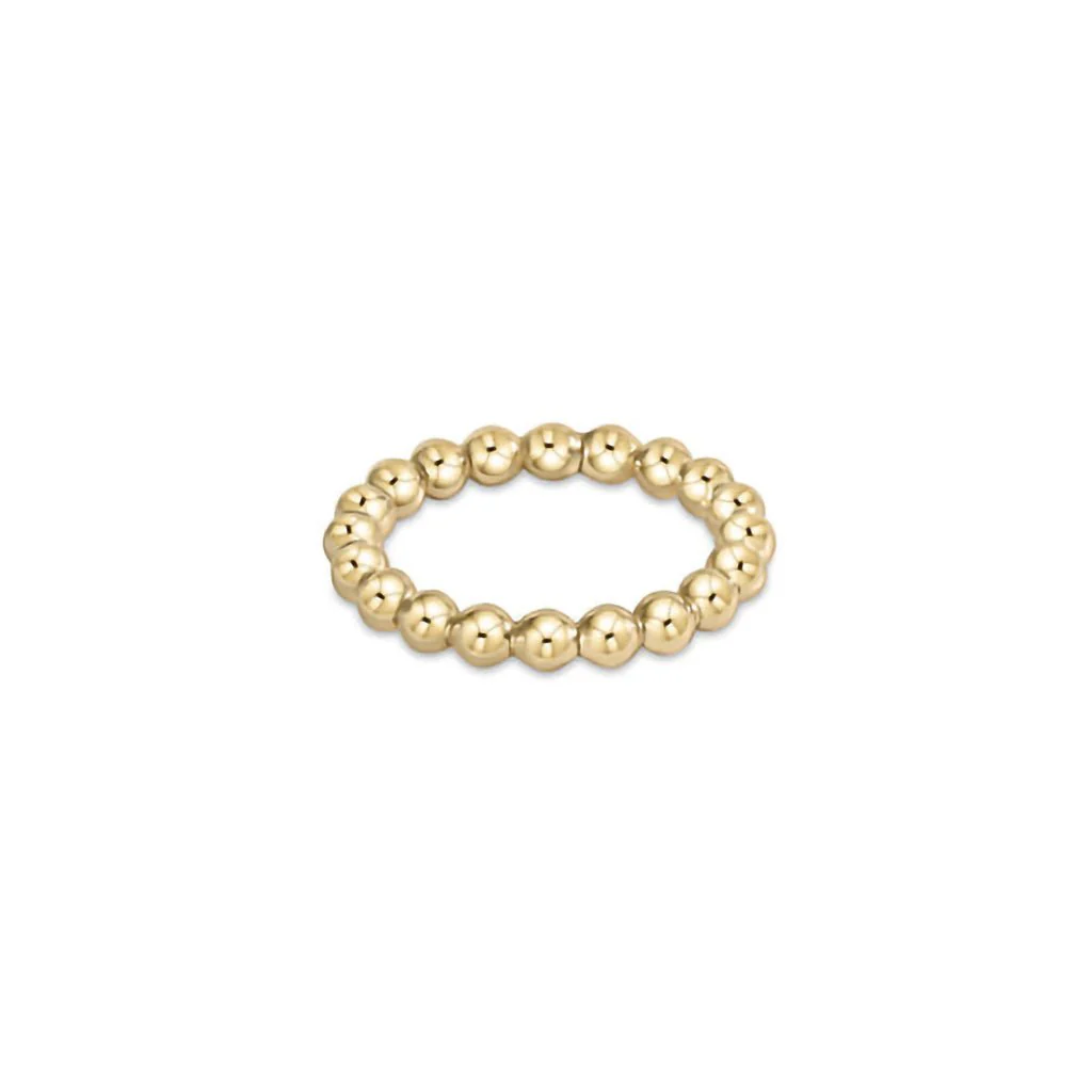 enewton design  :  Classic gold 3mm bead ring
