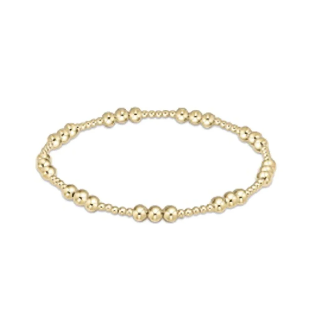 enewton design : 4mm Classic Joy Bead Bracelet 6.25" -Gold