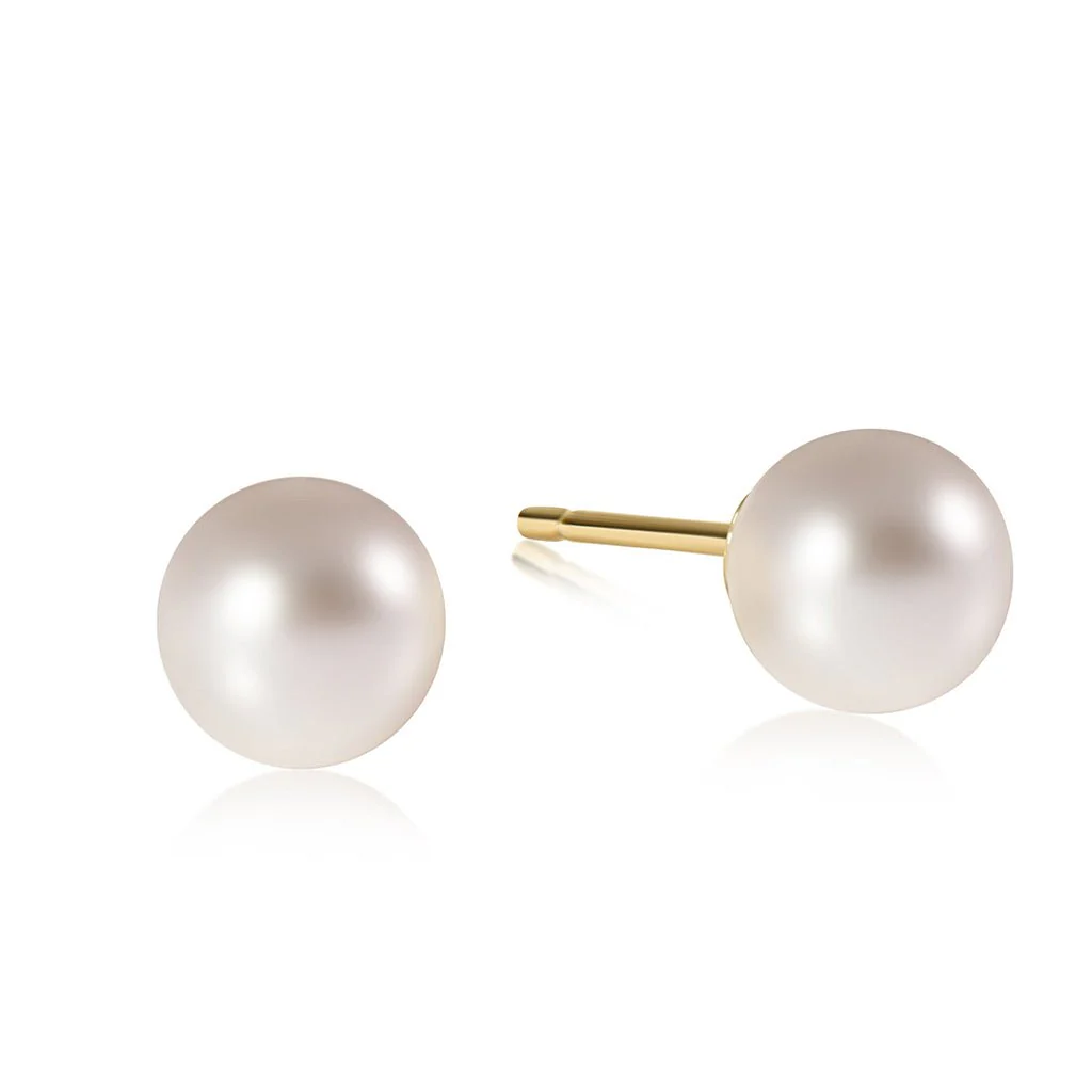 enewton design  :  Classic  Pearl Ball Stud - 8mm