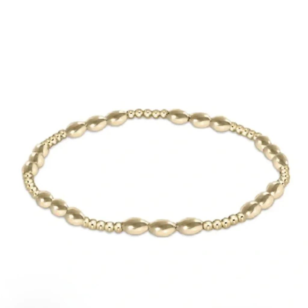 enewton design : Harmony Joy Pattern 2mm Bead Bracelet 6.25" - Gold