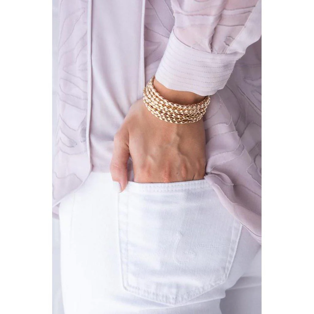 enewton design : Harmony Small Gold Bead Bracelet 6.25" - Image 2