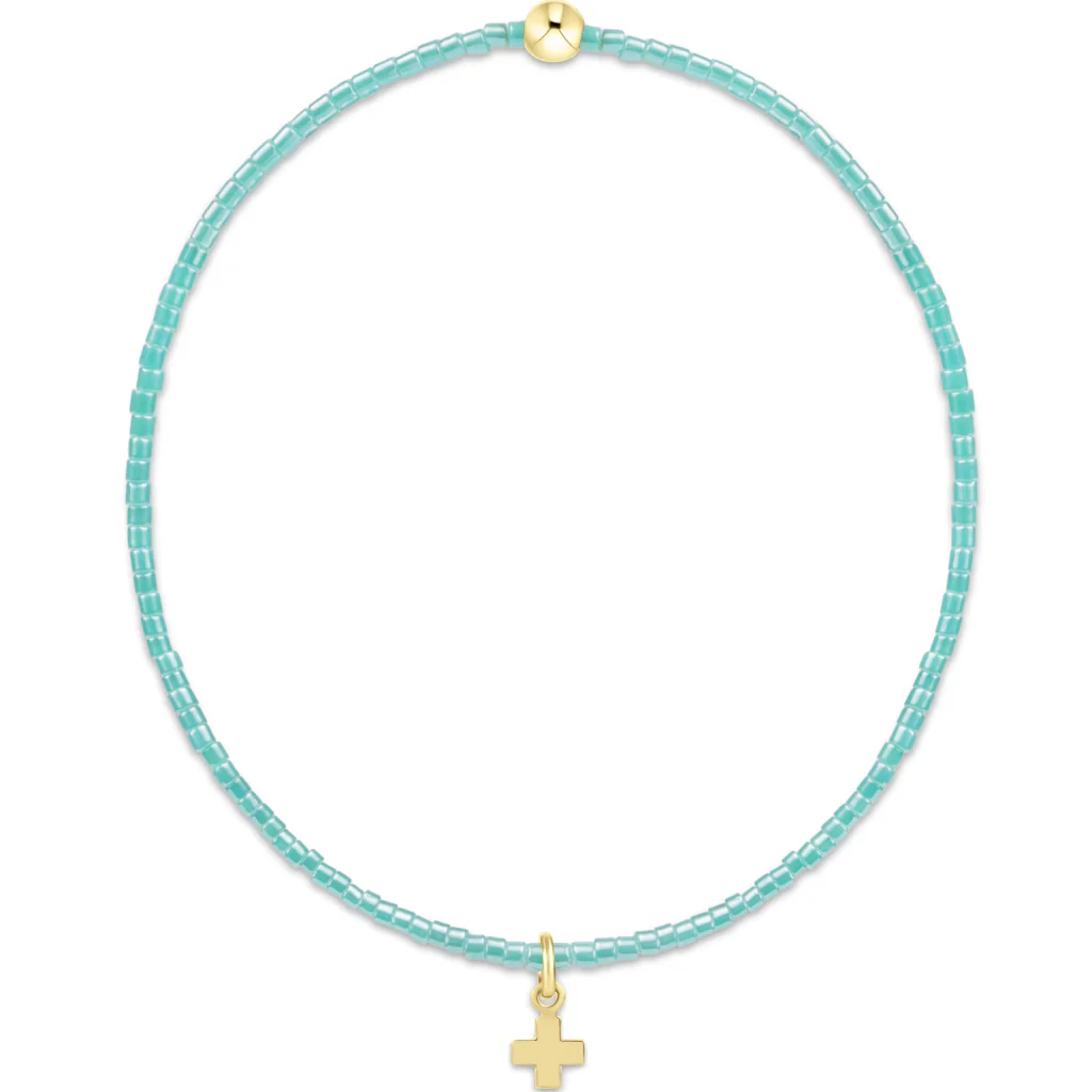 Enewton Design  : Hope Classic Cross Bracelet 6.25" - Sea Glass