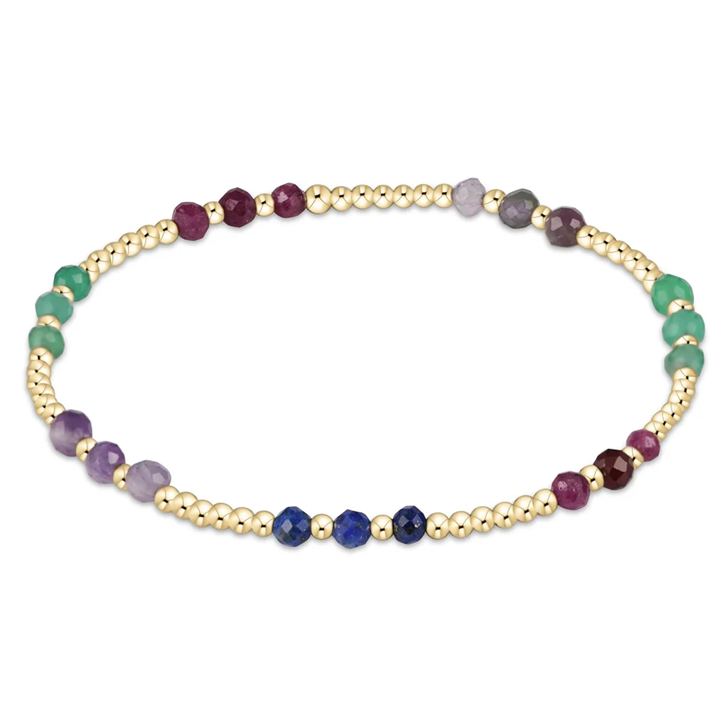 enewton design : Joy Pattern Bead Bracelet 6.25" - 3mm Hot Mess